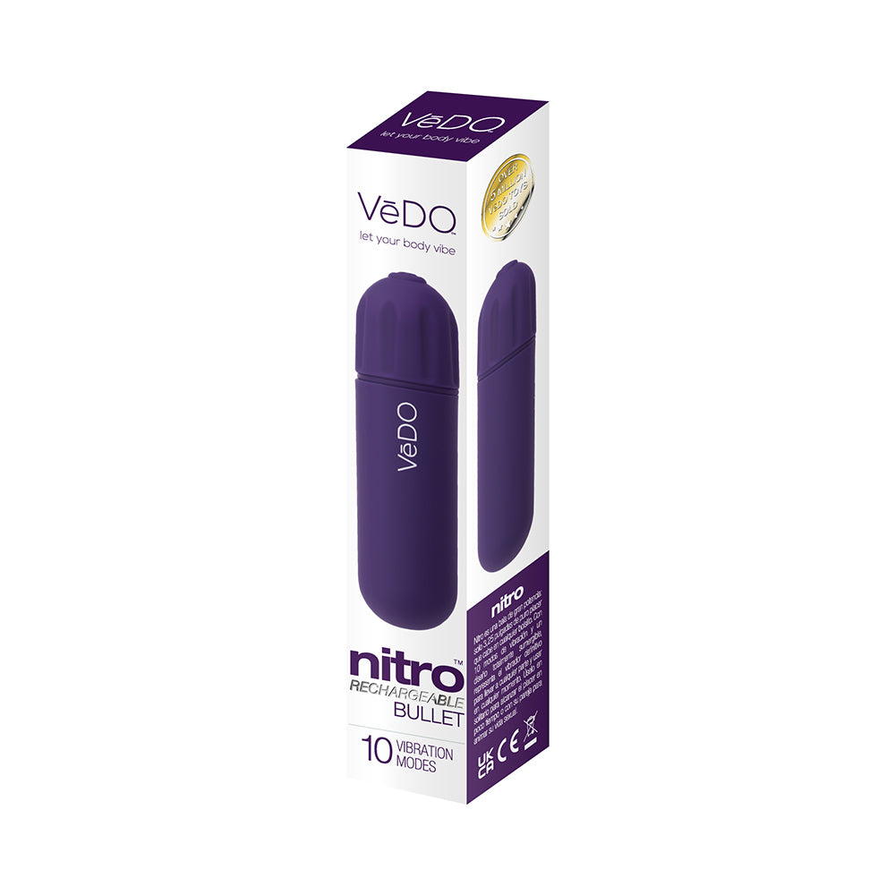 VeDO Nitro Rechargeable Bullet Vibe - Purple